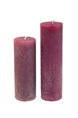 Image showing Big candles isolated