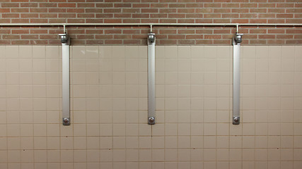 Image showing Three showers