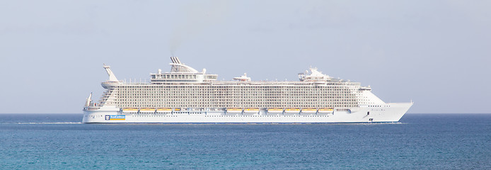 Image showing PHILIPSBURG, ST. MAARTEN-JULY 25 Royal Caribbean,Allure of the S