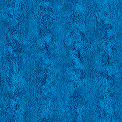 Image showing Blue Microfiber. Seamless Texture.