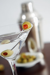 Image showing Vodka Martini Still Life