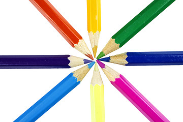 Image showing colored pencils