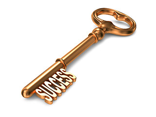 Image showing Success - Golden Key.