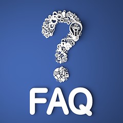 Image showing FAQ Concept.