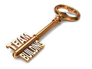 Image showing Team Building - Golden Key.