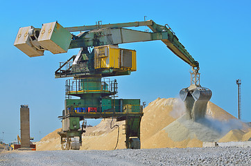 Image showing Heavy excavator loader 