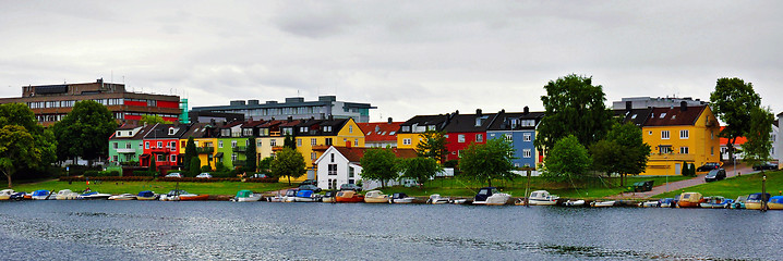 Image showing The river Otra, Kristiansand