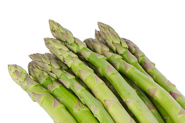 Image showing Bunch of green asparagus

