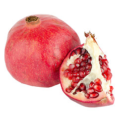 Image showing Ripe pomegranate fruit