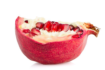 Image showing Ripe pomegranate fruit