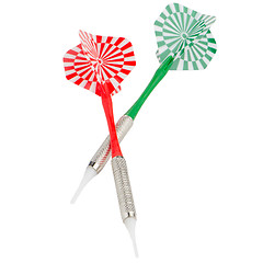 Image showing Two darts