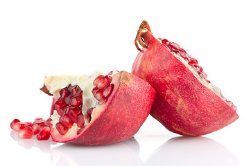 Image showing Ripe pomegranate fruit