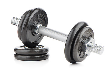 Image showing Dumbbell weights