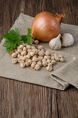 Image showing Garlic and onion