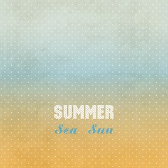 Image showing Summer grunge background. Easy editable