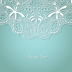 Image showing Vintage hand drawn background for your design