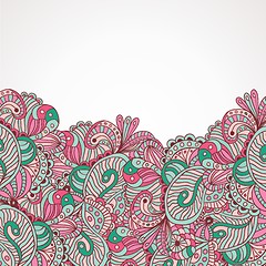 Image showing Abstract floral background