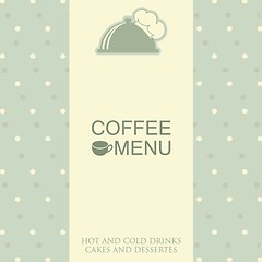 Image showing Restaurant or cafe menu design. Vintage style