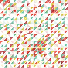 Image showing Geometric background in vintage colors