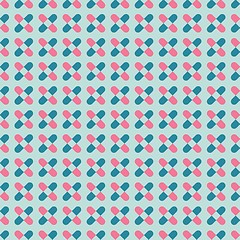 Image showing Geometric background in vintage colors