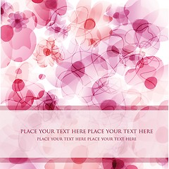 Image showing Abstract floral background