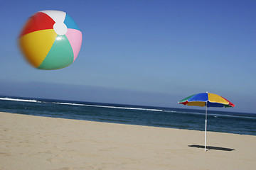 Image showing Beachball in the Air