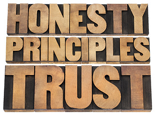 Image showing honesty, principles and trust