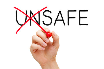 Image showing Safe Not Unsafe