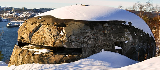 Image showing German bunker, world war II