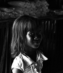 Image showing Rural Khmer girl