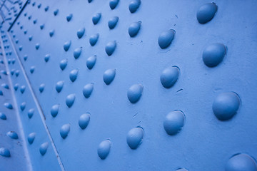 Image showing rivets on the metal surface