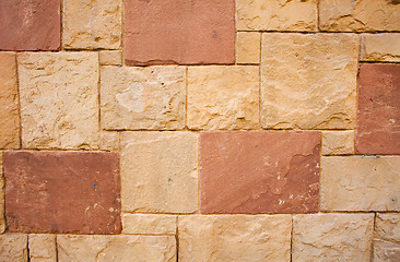 Image showing stone wall texture 