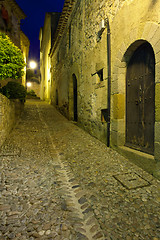 Image showing ancient street of the old European town