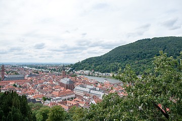 Image showing Heidelberg historic center view