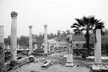 Image showing Ancient ruins in Israel travel