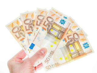 Image showing 50 Euro bills