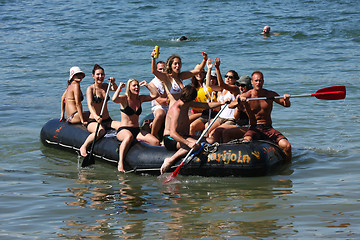 Image showing Belgrade regatta 2011.