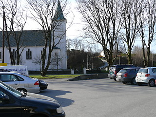 Image showing Church Parking