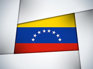 Image showing Venezuela Country Flag Geometric Background