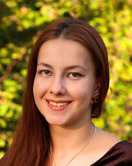 Image showing Young happy girl. Portrait