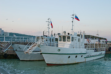 Image showing Ships and sea