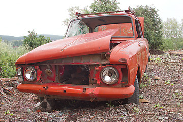 Image showing Old ruined car