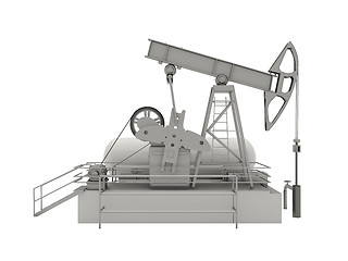 Image showing Pumpjack isolated