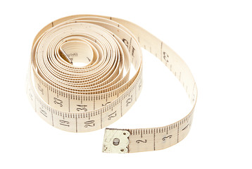 Image showing Light measuring tape isolated