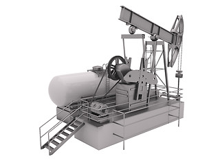 Image showing Pumpjack isolated