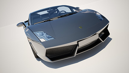 Image showing Supercar on a light background