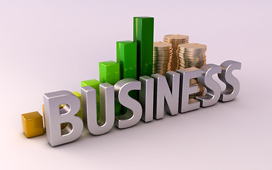 Image showing Business: information and money