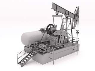 Image showing Pumpjack isolated