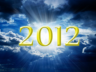 Image showing New year 2012
