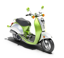 Image showing Scooter close up